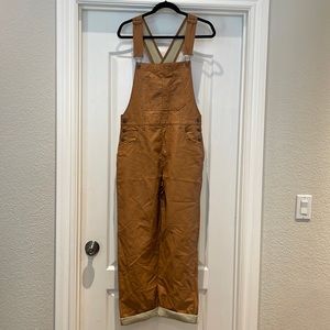 Free People Ziggy Vegan leather overalls sz S